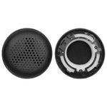 2pcs Protein Leather Replacement Earpads For AKG Y500(Black + Black Mesh)