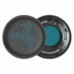 2pcs Protein Leather Replacement Earpads For AKG Y500(Black + Green Mesh)