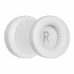 1 Pair Protein Leather Replacement Earpads For AKG K845 / K845BT(White Left and Right)