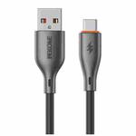 WK WDC-67a Kinkong 1m 66W PVC Data Cable, Interface:USB to Type-C(Black)