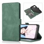 For Huawei P40 Pro Retro Magnetic Closing Clasp Horizontal Flip Leather Case with Holder & Card Slots & Photo Frame & Wallet(Green)