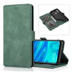 For Huawei Enjoy 9s Retro Magnetic Closing Clasp Horizontal Flip Leather Case with Holder & Card Slots & Photo Frame & Wallet(Green)