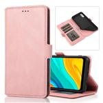 For Huawei Enjoy 10e Retro Magnetic Closing Clasp Horizontal Flip Leather Case with Holder & Card Slots & Photo Frame & Wallet(Rose Gold)