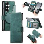 For Samsung Galax Z Fold7 5G CaseNeo MagSafe RFID Anti-theft Retro Leather Phone Case(Green)
