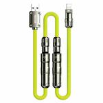 WK WDC-77 Convertible 3 in 1 240W Ultra-Fast ChargingTrue Silicone Data Cable, Interface:6 in 1(Green)