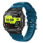 HT34 1.75 inch IPS Screen 3ATM Outdoor Sports BT Smart Watch(Blue)