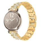 14mm For Garmin Lily 2 xDfind Diamond Jewelry Steel Watch Band(Gold)