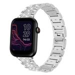 20mm For Ticwatch GTH / E3 / E / 2 xDfind Diamond Jewelry Steel Watch Band(Silver)