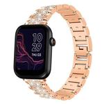 20mm For Ticwatch GTH / E3 / E / 2 xDfind Diamond Jewelry Steel Watch Band(Rose Gold)