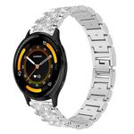 22mm For Garmin Venu 3 / vivoactive4 xDfind Diamond Jewelry Steel Watch Band(Silver)