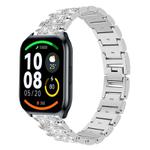 22mm For Xiaomi Haylou Watch LS09B / LS05S / LS10 xDfind Diamond Jewelry Steel Watch Band(Silver)