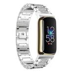 For Fitbit Luxe / Special Edition 12mm xDfind Diamond Jewelry Stainless Steel Watch Band(Silver)