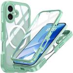 For iPhone 17 Life Waterproof MagSafe Magnetic Rugged Phone Case(Green)