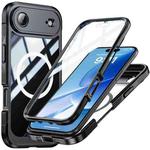 For iPhone 17 Air Life Waterproof MagSafe Magnetic Rugged Phone Case(Black)