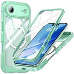 For iPhone 17 Air Life Waterproof MagSafe Magnetic Rugged Phone Case(Green)