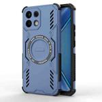 For OPPO K13 5G Butterfly Armor MagSafe Magnetic Ring Shockproof Phone Case(Blue)