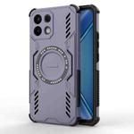 For OPPO K13 5G Butterfly Armor MagSafe Magnetic Ring Shockproof Phone Case(Purple)