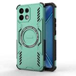 For OPPO K13 5G Butterfly Armor MagSafe Magnetic Ring Shockproof Phone Case(Light Green)
