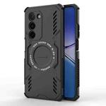For OPPO A5 5G Global / K13x 5G Butterfly Armor MagSafe Magnetic Ring Shockproof Phone Case(Black)