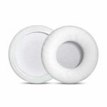 2pcs Sponge Earmuffs Replacement Earpads For ATH-AR3BT / AR3iS / AR1iS, Style:White Protein Leather