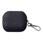 For Samsung Galaxy Buds3 / Buds3 Pro Fine Cloth Earphone Case with Hook(Black)