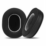 2pcs Ice Silk Cloth Replacement Earpads For Audio Technica ATH-MSR7 / M50X / M40(Black Grey)