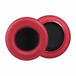 For Dareu EH722 2pcs Protein Leather Slip-on Type Earphone Covers(Dark red)
