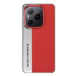 For Honor Power Camera Design Diamond Texture Leather PC Phone Case(Red)