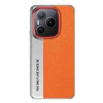 For Honor Power Camera Design Diamond Texture Leather PC Phone Case(Orange)