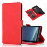 For Samsung Galaxy S8 Plus Retro Magnetic Closing Clasp Horizontal Flip Leather Case with Holder & Card Slots & Photo Frame & Wallet(Red)