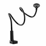 Spiral Lazy Magnetic Mobile Phone Holder, Length:100cm(Black)