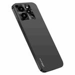 For Realme GT 7 Pro AG Frosted Electroplating Acrylic Phone Case(Black)