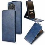 For Huawei nova 14 Ultra Magnetic Vertical Flip Leather Phone Case with Buckle(Blue)