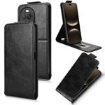 For Huawei nova 14 Magnetic Vertical Flip Leather Phone Case with Buckle(Black)
