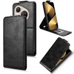 For Huawei Pura 80 Pro 5G Magnetic Vertical Flip Leather Phone Case with Buckle(Black)