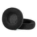 2pcs Sponge Earmuffs Replacement Earpads For ATH-A900X, Style:Black Flannel