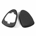 2pcs Sponge Earmuffs Replacement Earpads For ATH-A900X, Style:Black Mesh-Solid Headband
