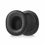 2pcs Sponge Earmuffs Replacement Earpads For Audio Technica ATH-M60X, Model:Black Lambskin