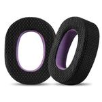 2pcs Mesh Cloth Replacement Earpads For B&W Px7 S2 / Px8(Black Purple)