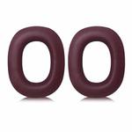 2pcs Sponge Earmuffs Replacement Earpads For B&W Px7 S2 / Px8, Model:Red Lambskin