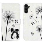 For Samsung Galaxy A17 5G Oil Embossed 3D Drawing Leather Phone Case(Couple Dandelion)