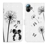 For Samsung Galaxy A07 5G Oil Embossed 3D Drawing Leather Phone Case(Couple Dandelion)