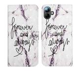 For Samsung Galaxy A07 5G Oil Embossed 3D Drawing Leather Phone Case(Words Marble)