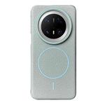 For Huawei Mate 70 Pro / 70 Pro+ Thin Circle MagSafe Litchi Grain TPU Phone Case(Light Blue)