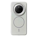 For Huawei Mate 70 Thin Circle MagSafe Litchi Grain TPU Phone Case(Titanium Gray)