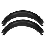 Lambskin Replacement Headband Cover For B&W Px8, Model:Upper + Lower Covers(Black)