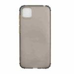 For Huawei Y5p Color Button Translucent Frosted TPU Four-corner Airbag Shockproof Case(Gray)