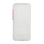 For Huawei Honor 20 Lite Color Button Translucent Frosted TPU Four-corner Airbag Shockproof Case(White)