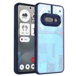 For Nothing Phone 3a Matte PC Skin-feel Shockproof Phone Case(Blue)