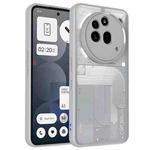 For Nothing Phone 3a Pro Matte PC Skin-feel Shockproof Phone Case(Grey)